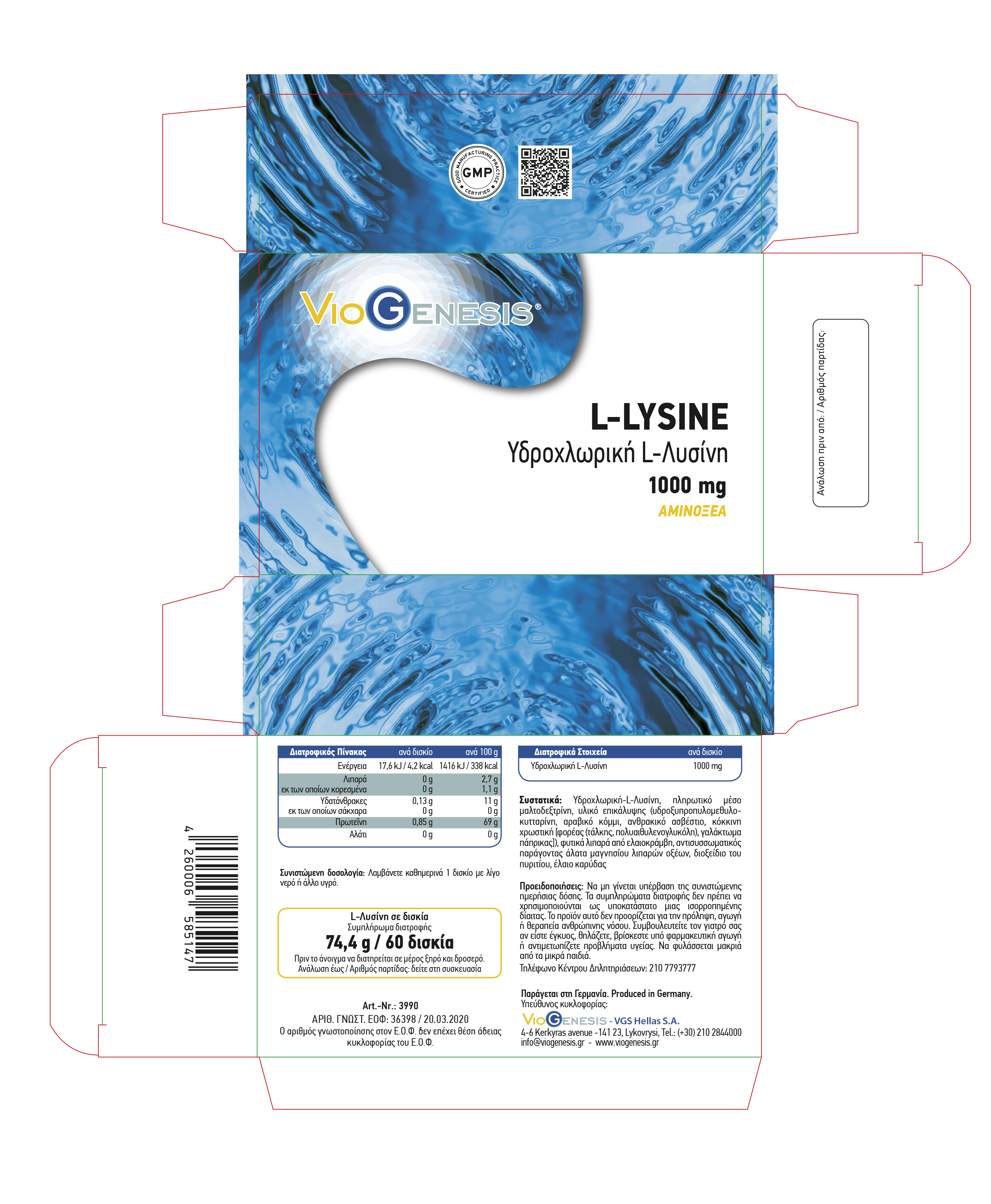 L-LYSINE-1000mg-LABEL